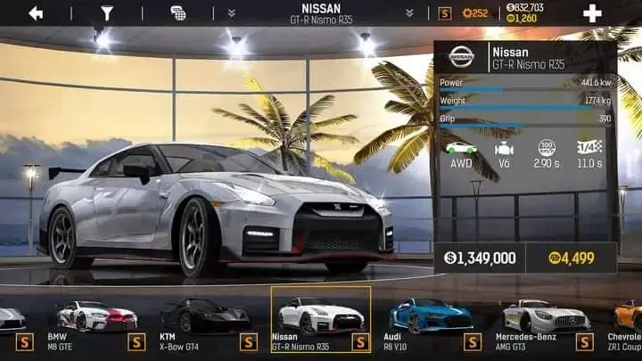 لعبة Nitro Nation: Car Racing Game للأندرويد