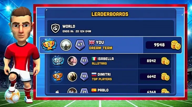 لعبة Mini Football - Mobile Soccer للأندرويد